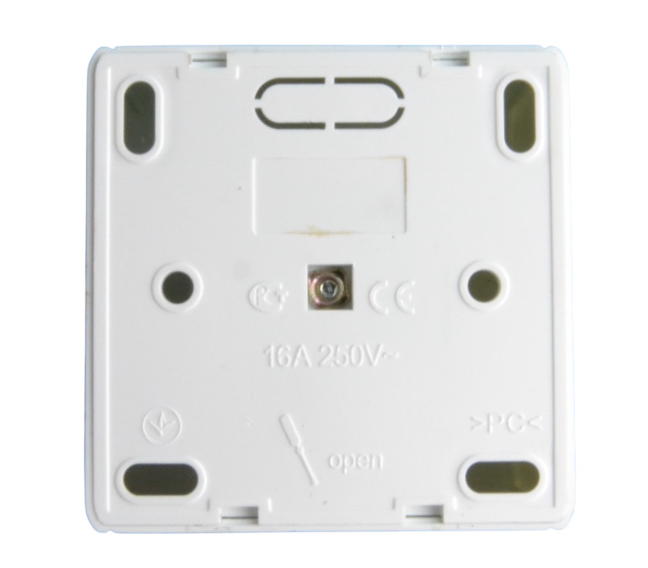 Розетка ОУ 1-я с/з белая SD-S005W AWSPRODUCTS