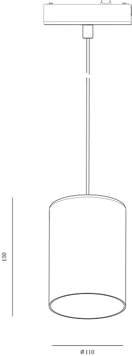 Светильник трек маг. P-SLIM-150GLBL-6-CCT 6Вт 448лм 3-6К 48В ч SWG