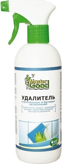 Master Good  Удалитель строительных растворов "Смывка цементного налёта ", (1 л), гот.