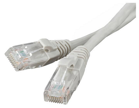 Патч-корд 1м UTP Cat.5e RJ45 серый (RIPO)