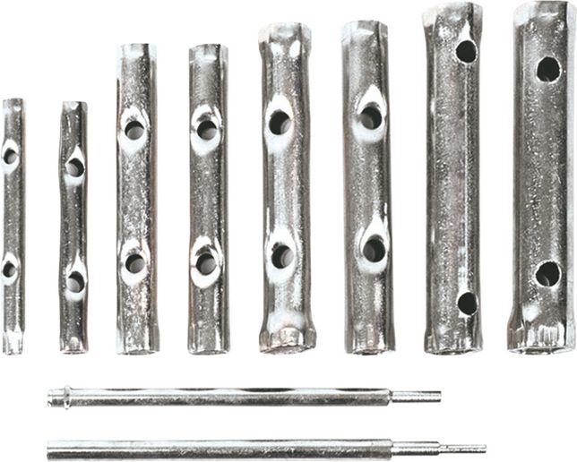 Ключи торцовые с внутренним шестигранником, трубчатые,  8-17 мм, набор 6 шт. TOPEX