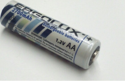 Аккумулятор AA 2700mAh Ni-Mh ERGOLUX BL-2