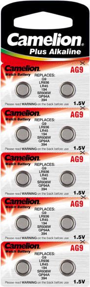 Элемент питания Camelion G 9  BL-10  (394A/LR936/194 для часов)