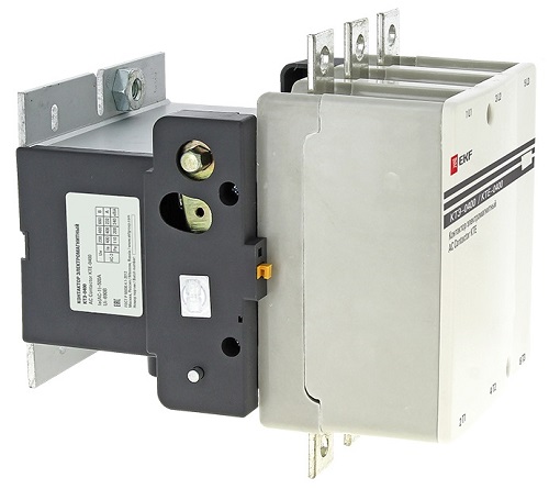 Контактор КТЭ 400А (кат.220В АС, 400А, 200кВт, 1но.) EKF