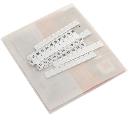 Маркеры для JXB-ST 2,5 NLPE с нумерацией 1-50 (100 шт.) EKF, уп