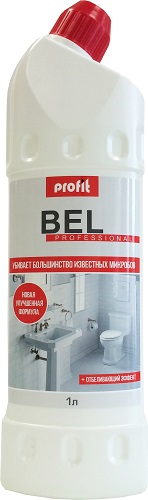 Средство для мойки раковин, унитазов и др. Profit Bel 1л. (10шт/кор.)