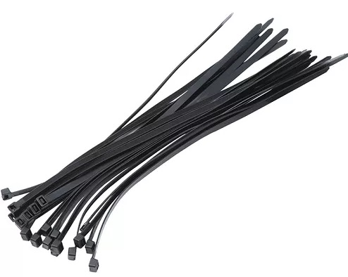 Хомут 7,6*200 черный нейлон с многораз использ (100 шт.) (СиайГрупп), уп