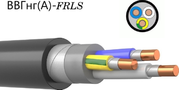 Кабель ВВГнг(A)-FRLS 3* 6 (ГОСТ)