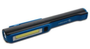 Фонарь светодиодный, заряжающийся через USB (аккумулятор 3Вт, 160 люмен) HOEGERT