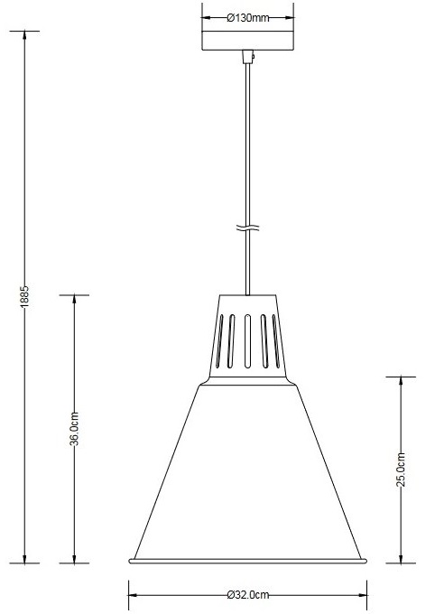 Светильник потолочн GIANNI L, 8112, AC220-240V, 50/60Hz, 1*E27, max.40W, IP20, O32CM, одинарный, цве