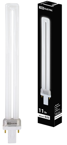 Лампа энергосберегающая КЛЛ-PS-11 Вт-6500 K-G23 TDM
