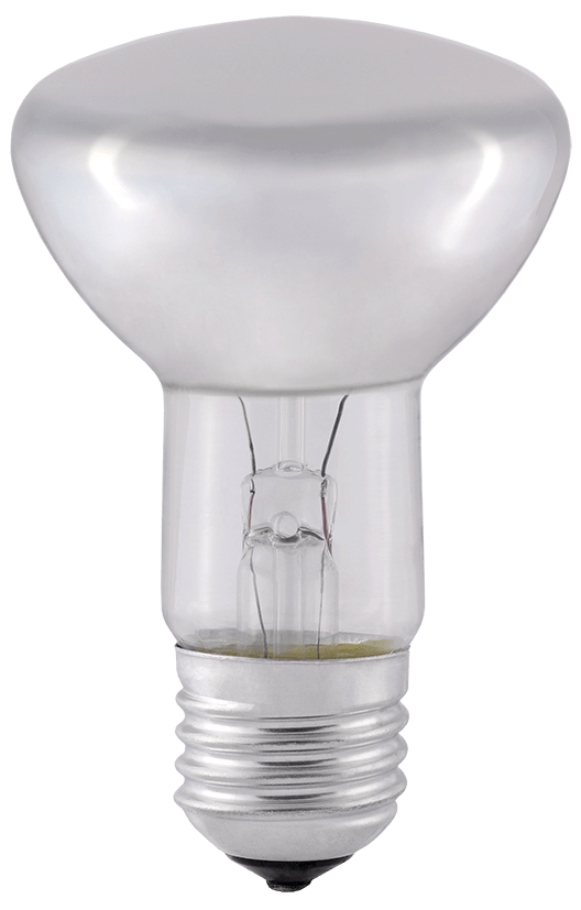 Лампа накаливания рефлектор R63, колба зеркальная, 40Вт, E27, 220В, IEK