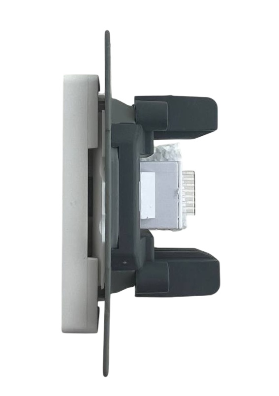 Розетка RJ45 (cat 5e) 1-я белая U1A-016-1 SoftTouch AWSPRODUCTS