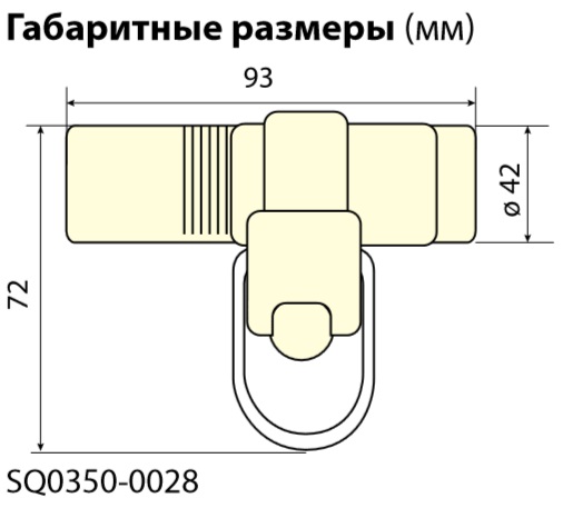 Фонарь светодиодный "Велосипедный 2" с креплением, 9 LED, 30 лм/Вт, 3*AAA TDM