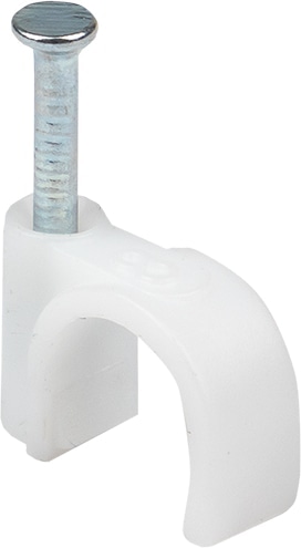 Скоба cable clips round   8* (100 шт.) (ELUX)