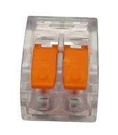 Клемма рычажковая 2 отверстия 0,2-4,0 32А SN-221412N (100шт) AWSPRODUCTS