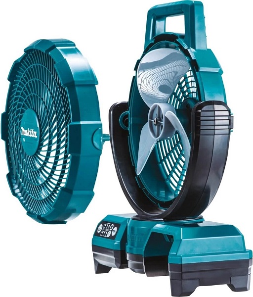Вентилятор аккум. LXT 18В, 235мм, 3 скорости, блок питания 220В  Makita