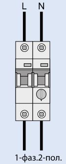 Авт. защиты эл. двигателя Z-MS-1,0/2 (0,63-1,0A) 2-pol