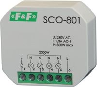 Регулятор яркости ламп накаливания SCO-801 F&F (350Вт)