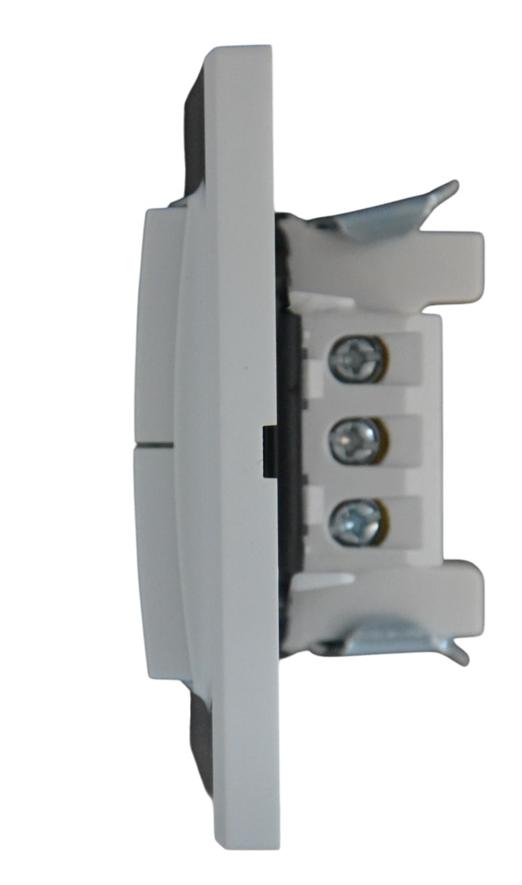 Выключатель проходной 2-кл. белый SD-P1007W "Standard" AWSproducts