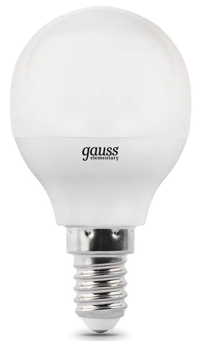 Лампа LED G45 E14 4100К 10Вт 920Лм Elementary Gauss