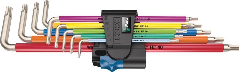 3967/9 TX SXL Multicolour HF Stainless 1 Набор Г-образных ключей с фиксирующей функцией, нержавеющая