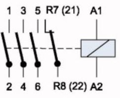 Контактор Z-SCH230/40-31 (кат.230AC,40A,3н.о.+1н.з.)