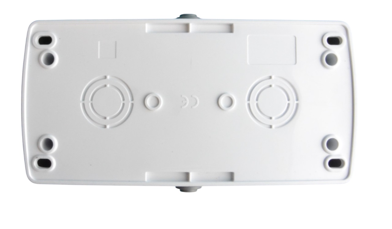 Розетка ОУ 2-я с/з IP54 SD-V1004WG AWSPRODUCTS