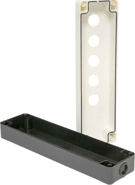 Пост кнопочный КП105 для 5  мест. бел. EKF (с НДС)