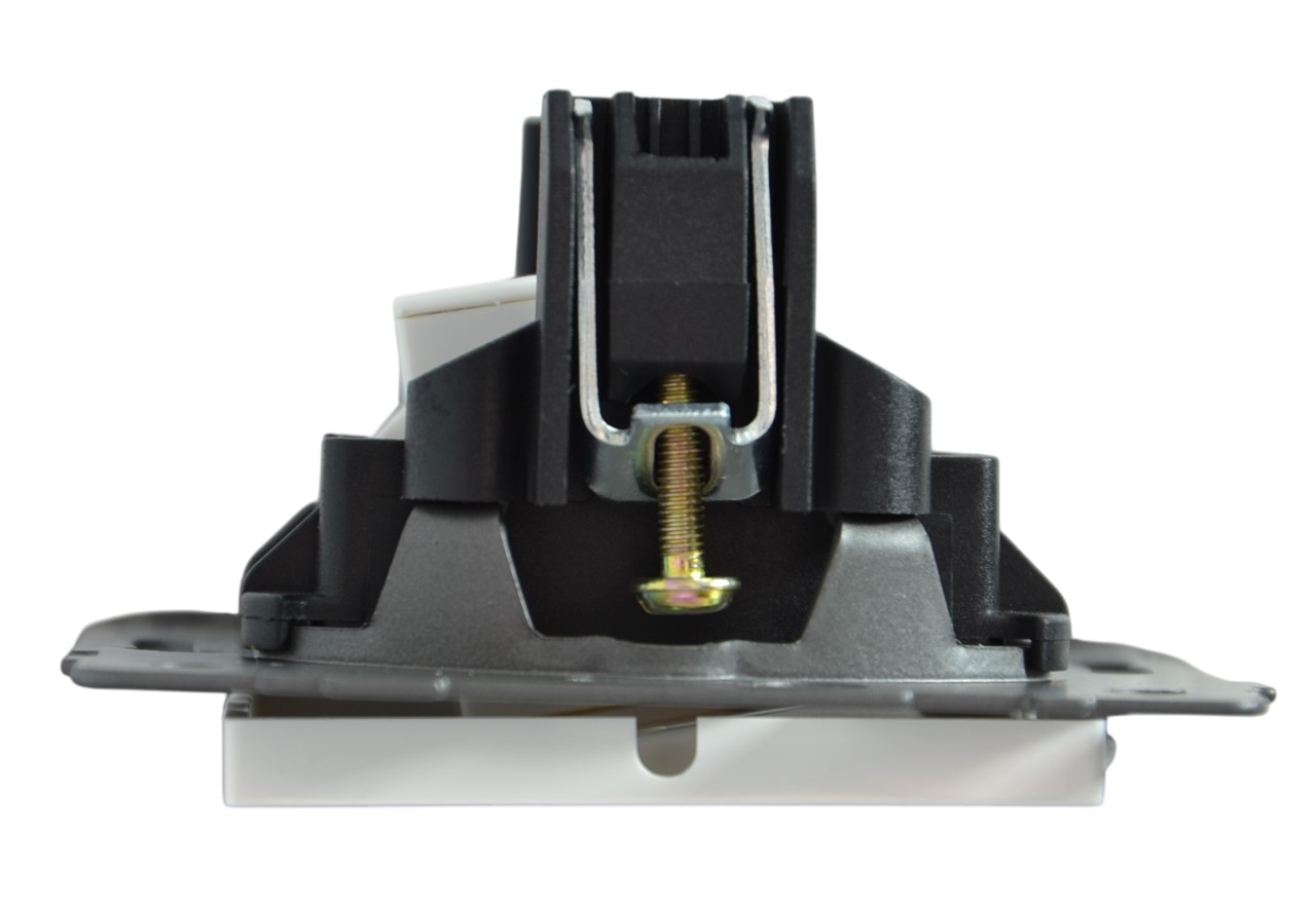 Розетка RJ45 (cat 5e) 1-я белая A-031W AWSPRODUCTS