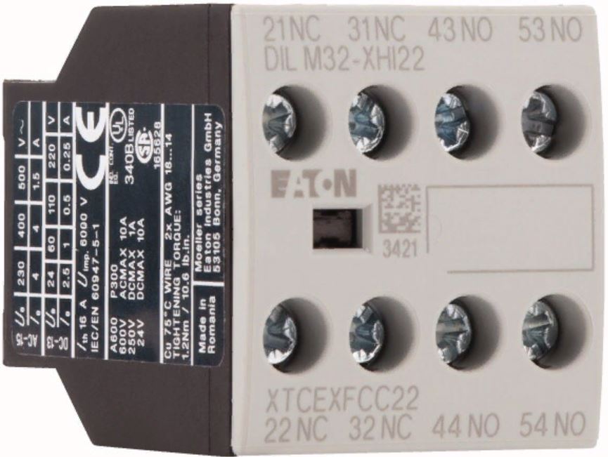 Дополнительный контакт DILM32-XHI22 (2н.з.+2н.р.)  (DILM 7...32)