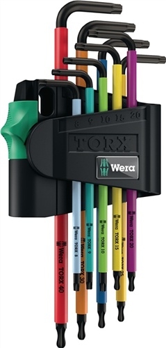 967 SPKL/9 TORX BO SB Multicolour Набор Г-образных ключей, BlackLaser