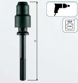 Адаптер переходник с SDS-max на SDS-plus для перфоратора