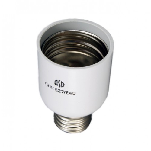 Патрон-переходник Е27/Е40 короткий ASD