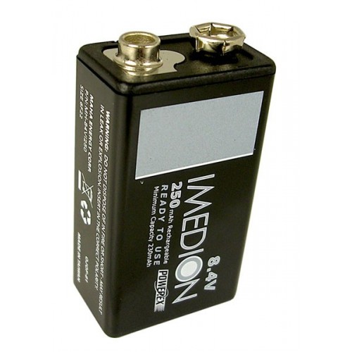 Аккумулятор Imedion 8.4V 250 mAh  крона (MAHA)