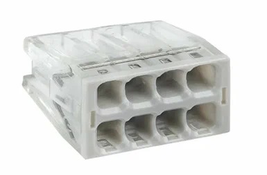 Клемма 8 отверстий 0,5-2,5 24А SN-208 (100шт) AWSPRODUCTS, уп