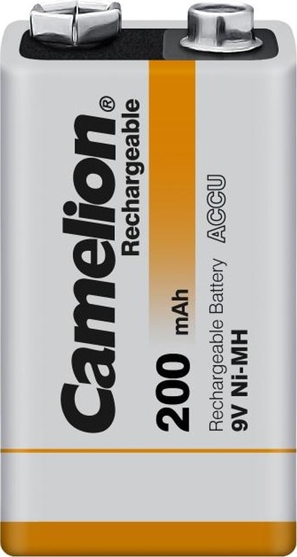 Аккумулятор Camelion 9V-200mAh Ni-Mh SP-1 (9В) крона