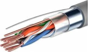 Кабель REXANT FTP 4PR 24AWG (4х2х0,51мм) CAT5e 305м (медь)