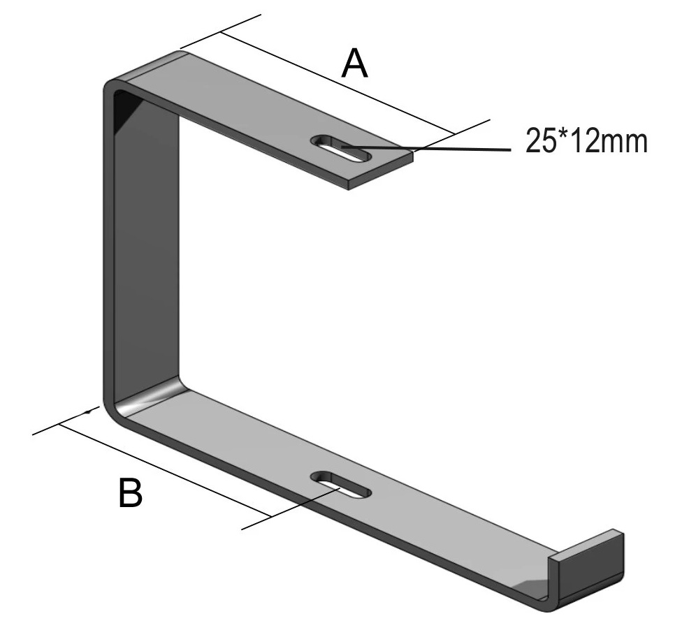 Крепежная скоба потолочная HDOBZ 180*200