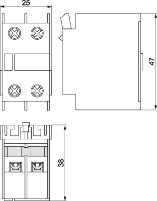Доп.контакт ПКИ-11 (1нз, 1но) IEK