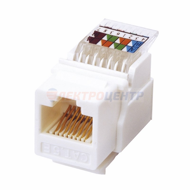 Гнездо вставка RJ-45 (Keystone Jack)  CAT5e, ТИП-2 REXANT