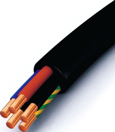 Кабель YKY 5*  1,5 (ВВГз, NYY) 0.6/1kV