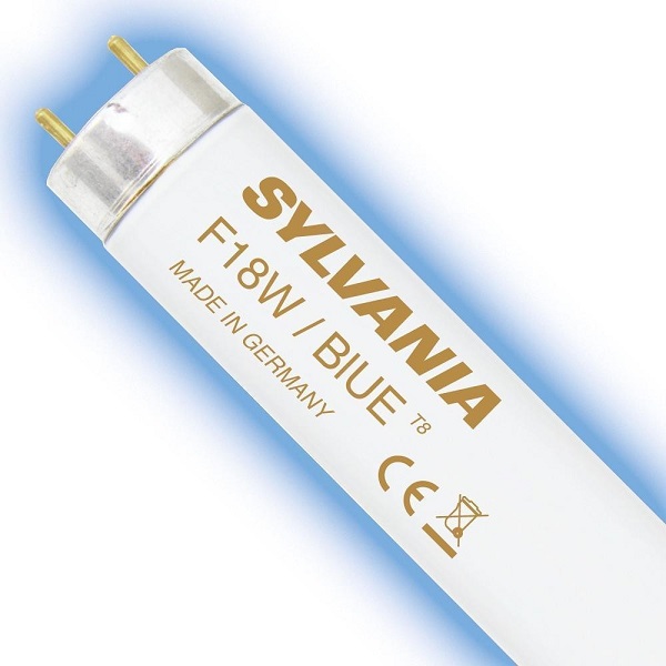 Лампа F18W/T8/B blue G13