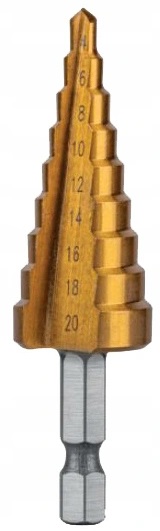 Сверло ступенчатое 4-20 мм HOEGERT