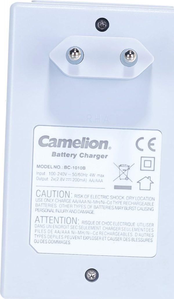 Зарядное устр-во Camelion BC-1010B (BC-1010B, Зар. уст-во 2-4AA/AAA/200Ma /свет. индик.)
