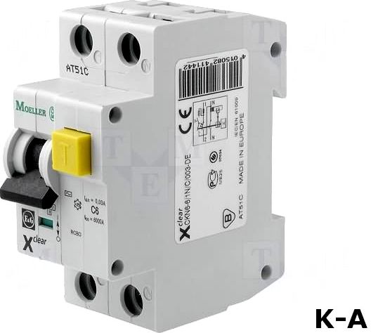 Автомат с УЗО  CKN6- 6/1N/С/003