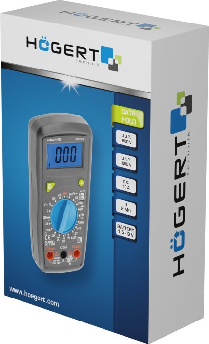 Мультиметр HT1E602 HOEGERT, 