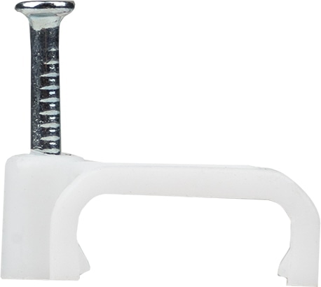 Скоба плоская с гвоздем 14мм (100 шт.) (ELUX), уп