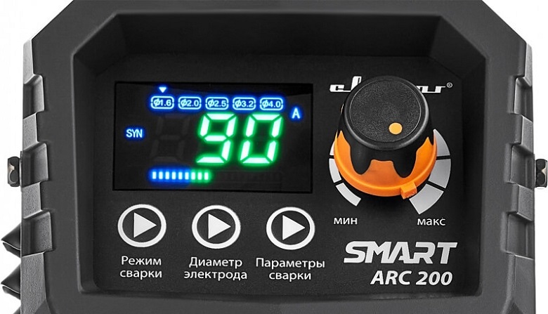 Сварочный аппарат инвертор REAL SMART ARC 200  Black (маска+краги), 
(Z28303), (200А, 270В), Сварог
