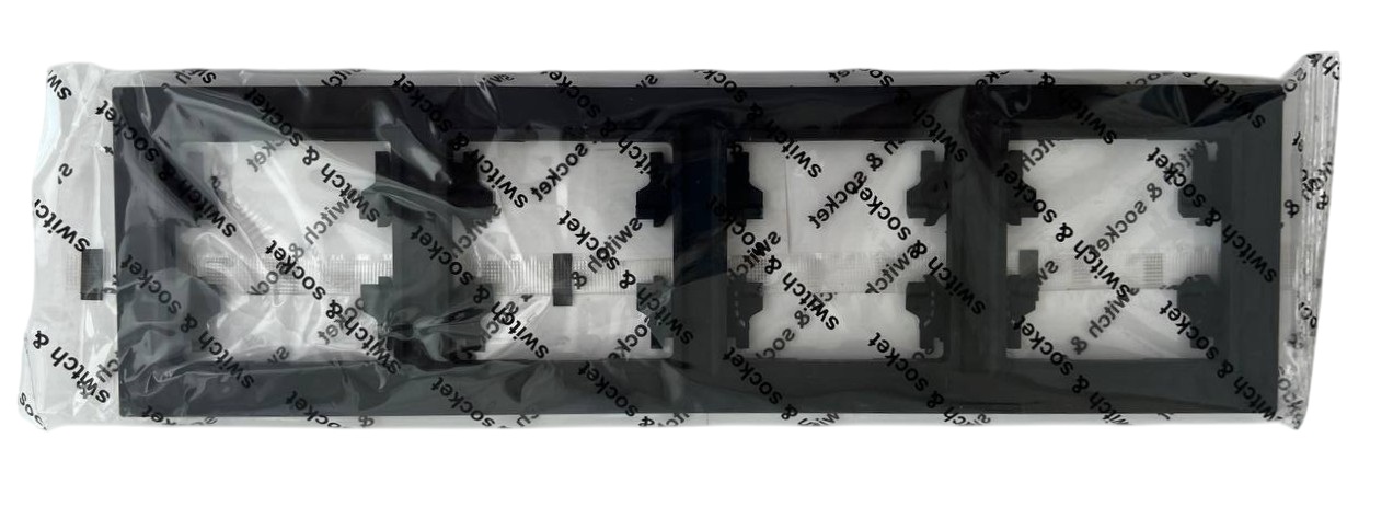 Рамка 4-я чёрная U2B-030 SoftTouch AWSPRODUCTS